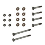 Hardware kits consists of the locknuts, bolts and washers required to attach disc packs and/or hubs to a coupling.