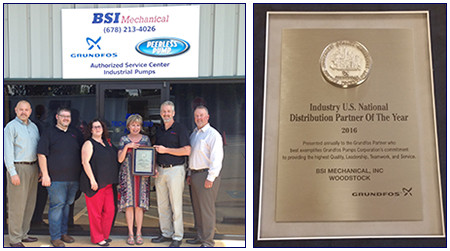 BSI Mechanical - National Distributor of The Year